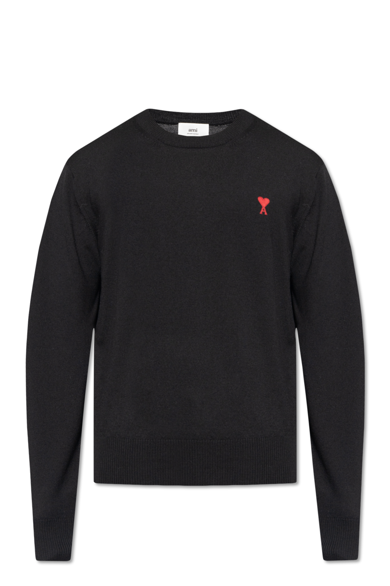 Ami Alexandre Mattiussi Wool sweater with logo | Men's Clothing 